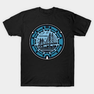 Yokohama Manhole Cover Art Alternative Color T-Shirt